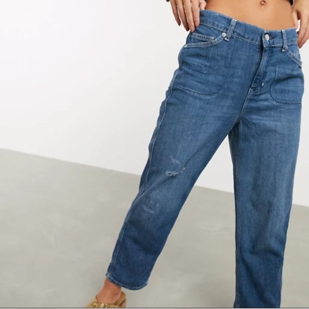 Free people chloejeans xSmall highrise stretchwaist